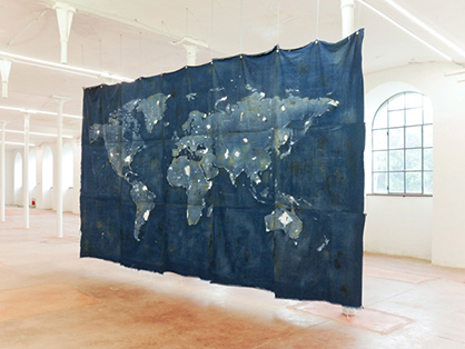 Ryts Monet - WORLD MAP (about sustainable fashion) © 2023 Officina39