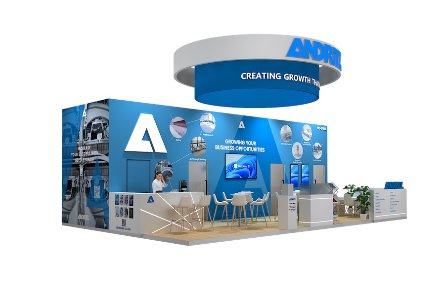 ANDRITZ booth design study for ITMA Asia 2025 © 2025 ANDRITZ ANDRITZ booth design study for ITMA Asia 2025 © 2025 ANDRITZ