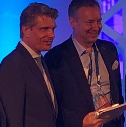 The Texprocess Award ceremony giving the prize to Dr. Seidl (c) 2019 Assyst