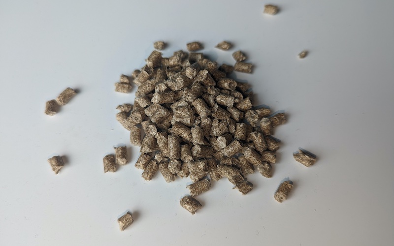 As an additive for industrial materials such as plastic, rubber, and concrete, Heartland’s Imperium Masterbatch, a product designed to be blended with polymers, enables the production of high-performance natural fiber products and packaging © 2024  Chemovator GmbH