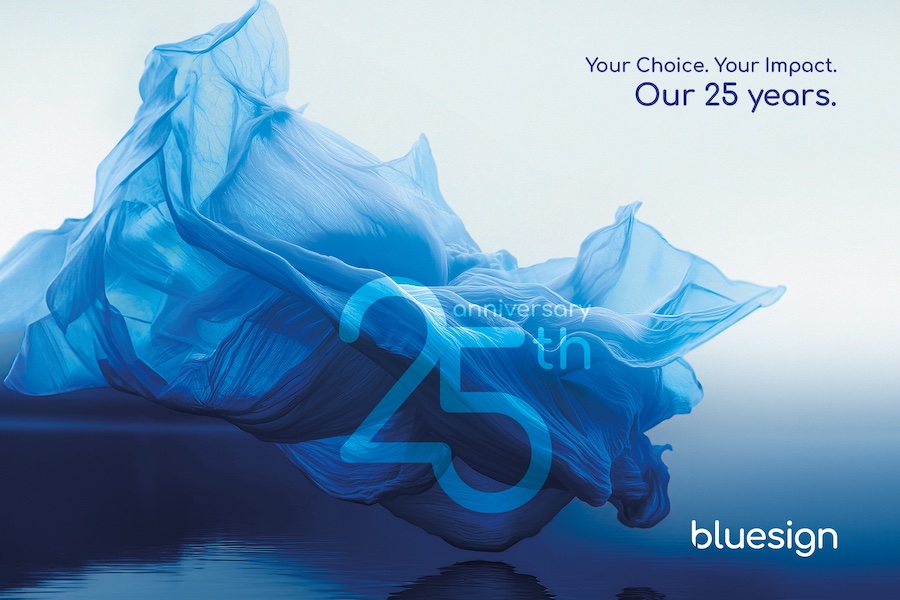 25 years of bluesign – celebrating creative vision for sustainable change. © 2025 bluesign 25 years of bluesign – celebrating creative vision for sustainable change. © 2025 bluesign