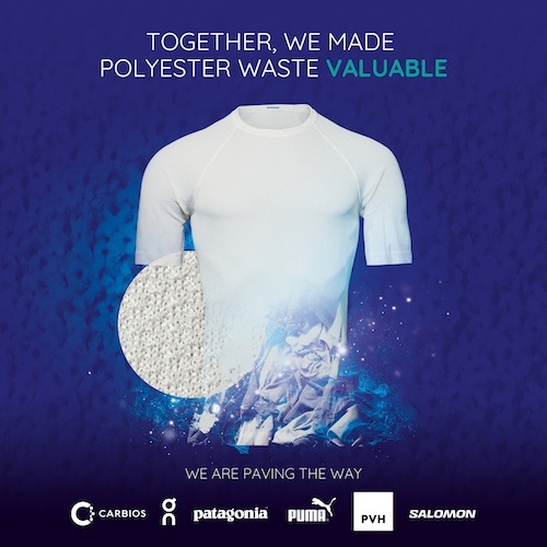 This 100% fiber-to-fiber t-shirt paves the way for true circularity in textiles © 2024 CARBIOS