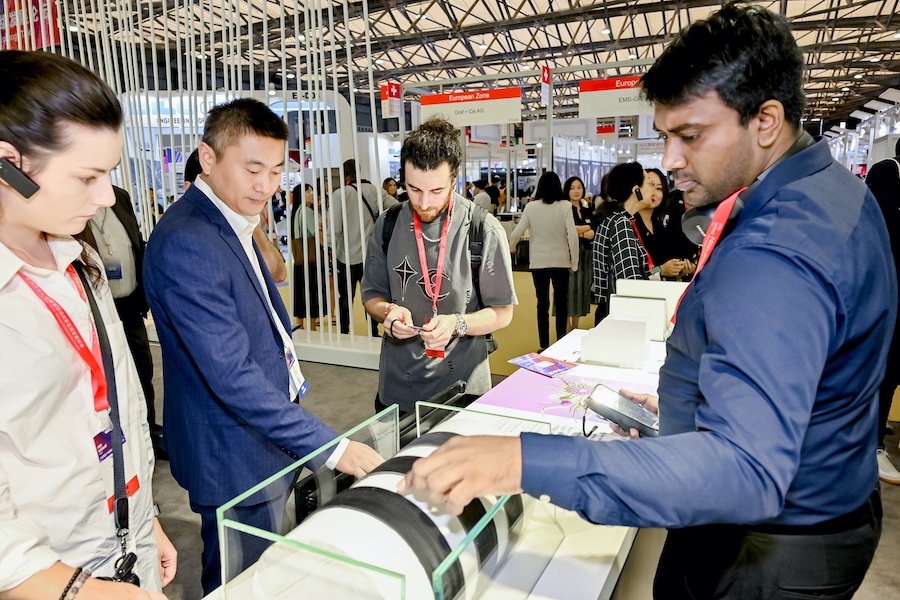 Business at last CINTE Techtextil © 2025  Messe Frankfurt