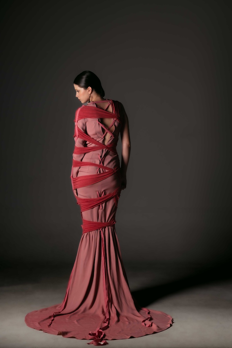 A dress from the EKOS collection  © 2024 Eastman