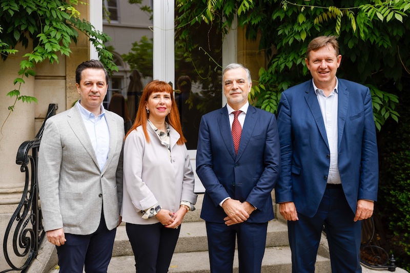 From the left: Ismail Kolunsag, Barbara Cimmino, Mario Jorge Machado and Grégory Marchant © 2024 EURATEX