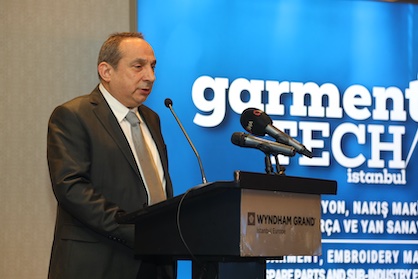 Haluk Akin, President of Garment Automation and Machinery Manufacturers Association (KOMID) © 2024 Teknik Fuarcilik
