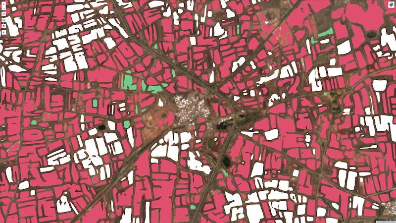 SatelliteMap Overlay: CropFields cotton and organic © 2024 GOTS