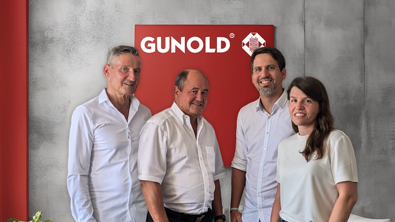 From left to right: Aileen Gunold, Kevin Gunold, Christoph Gunold, Stephan Gunold © 2024  Gunold GmbH