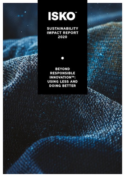 ISKO Sustainability Report 2020 Cover (c) 2020 ISKO