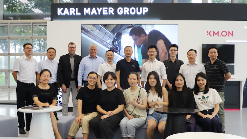 The team of Adidas; Tianhai Lace and KARL MAYER at the meeting  © 2024 KARL MAYER