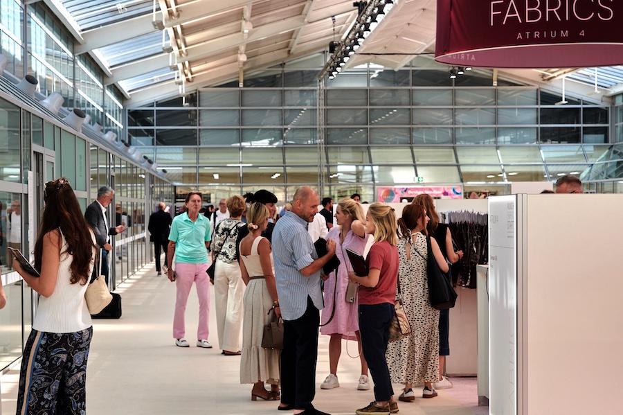 MUNICH FABRIC START, THE SOURCE, BLUEZONE and KEYHOUSE will unite the European textile and fashion industry in Munich from January 21–22, 2025 © 2025 MUNICH FABRIC START