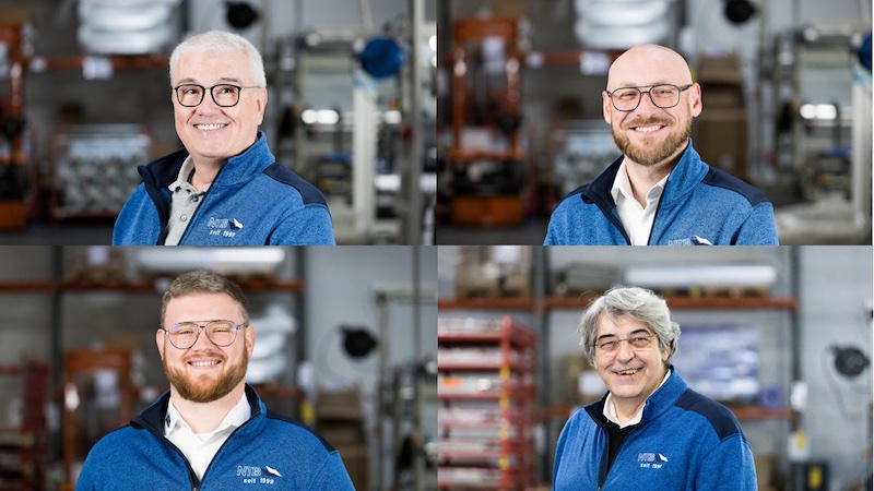 The new management team at NTB (clockwise from top left): Rainer Hurtz, Bastian Schreurs, Lampros Kampas and Oliver Hurz. © 2025 Monforts The new management team at NTB (clockwise from top left): Rainer Hurtz, Bastian Schreurs, Lampros Kampas and Oliver Hurz. © 2025 Monforts