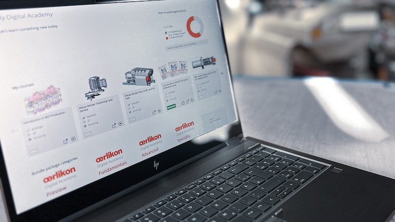 Compact, role-based learning units that can be accessed via mobile and stationary end devices make the contents of the Digital Academy quickly applicable for the user  © 2024 Oerlikon