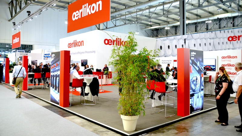 Oerlikon booth at ITMA 2023 © 2024 TexData International