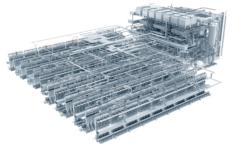 Over the past 20 years, Oerlikon has installed numerous large-scale plants worldwide for the production of several hundred tons of polyester, polypropylene or nylon per day © 2024 Oerlikon