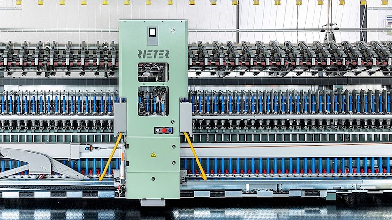 ith the fully electronic ring spinning machine G 38 equipped with the piecing robot ROBOspin, Beste Spa produces yarns of highest quality © 2024 Rieter