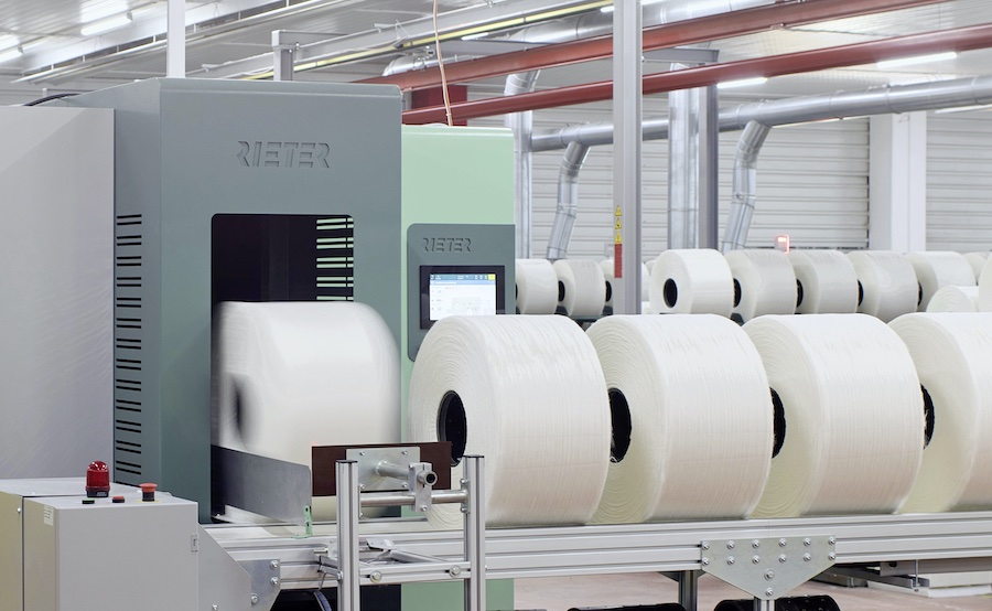 Leading the way in combing preparation with the OMEGAlap E 40. © 2026 Rieter