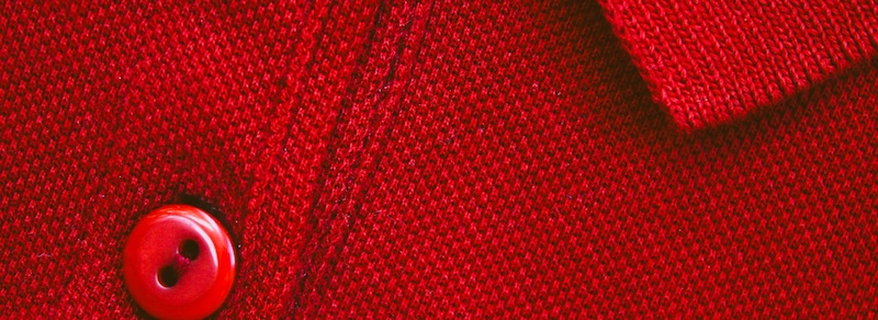 Polo shirt detail © 2024 Saurer