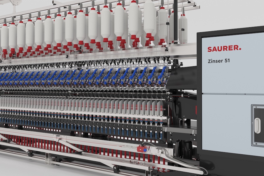 Zinser 51 – Saurer’s new ring-spinning machine generation © 2025 Saurer