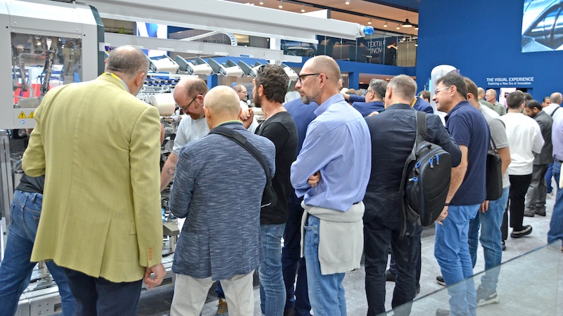 High visitor interest in PROXIMA Smartconer® at ITMA 2023 © 2024 TexDats International