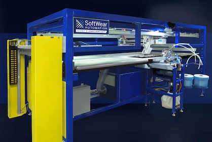 Each operation on the LOWRY® works simultaneously for a fast, consistent flow of production (c) 2018 Softwear Automation