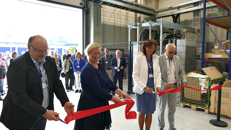 The opening ceremony on September 17, 2020 attracted over 40 industry and research partners to Chemnitz. © 2024 STFI