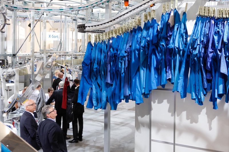 At Texcare, manufacturers showcase a wide range of solutions that help dry cleaners and laundries become more resource efficient © 2024 Messe Frankfurt