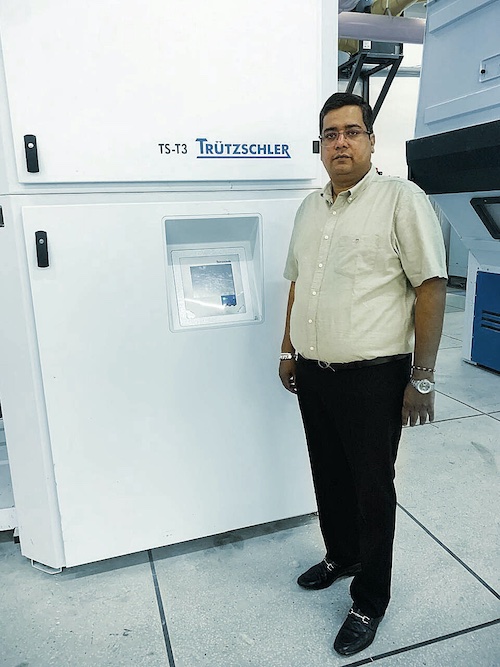 Kamal Kumar, Managing Director, Patiala Gold LLP: “The TS-T3’s user-friendly maintenance minimizes downtime and boosts production efficiency compared to other foreign part separators”. © 2025 Trützschler