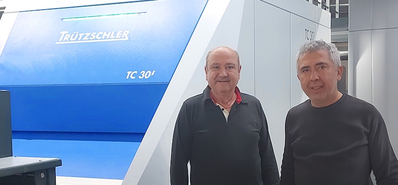 The blended yarn specialists at Göl Iplik Seremet Tekstil Sanayi ve Ticaret A.S.: From left to right: Erdinc Seremet (Deputy Chairman of the Board of Directors) and Mümin Tarlak (Deputy General Manager) © 2024 Truetzschler