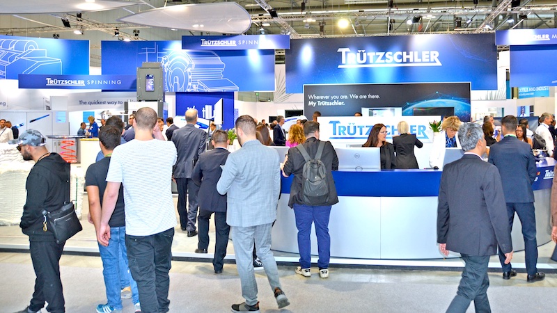 Trützschler booth at ITMA 2023 © 2024 TexData International