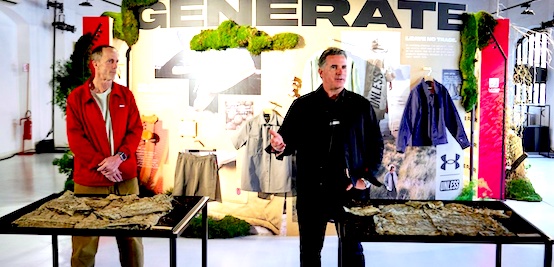 Presentation of the technology of the collection at the booth © 2025 Under Armour Presentation of the technology of the collection at the booth © 2025 Under Armour