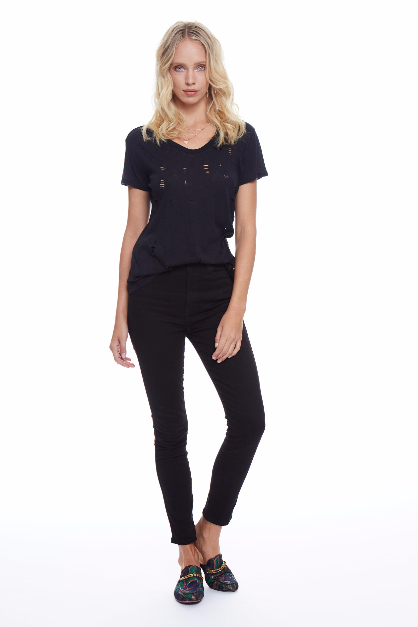 Cone Denim adds Future BLACK+ denim made with Lenzing Modal and REPREVE to its family of TruTone fabrics. Jeans made with Future BLACK+ contain as many as 17 recycled plastic bottles and feature superior performance, while minimizing the impact on the environment (c) 2017 Unifi Cone Denim adds Future BLACK+ denim made with Lenzing Modal and REPREVE to its family of TruTone fabrics. Jeans made with Future BLACK+ contain as many as 17 recycled plastic bottles and feature superior performance, while minimizing the impact on the environment (c) 2017 Unifi