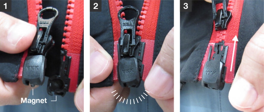 *2: Magnets embedded in the open parts © 2026 YKK