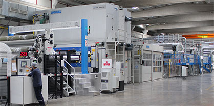 Karweb Nonwovens spunlace line © ANDRITZ Karweb Nonwovens spunlace line © ANDRITZ