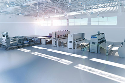 ANDRITZ neXline needlepunch production line © ANDRITZ ANDRITZ neXline needlepunch production line © ANDRITZ