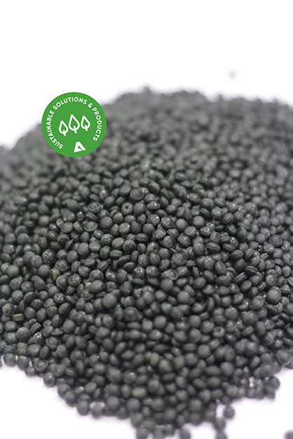 End product – plastic pellets produced at the end of the process © ANDRITZ End product – plastic pellets produced at the end of the process © ANDRITZ