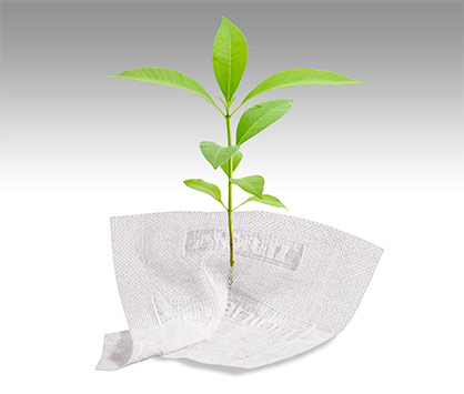 Sustainability: ANDRITZ biodegradable wet wipes © ANDRITZ