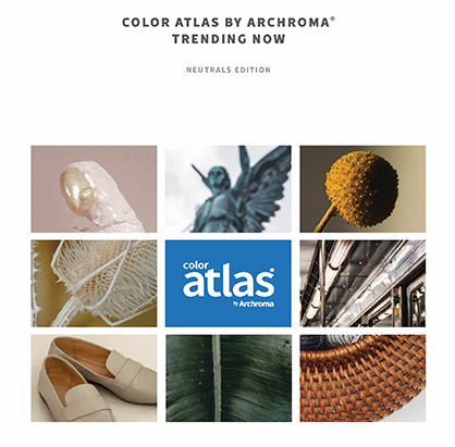 Page 1 of Archroma’s ‘Top 10 Neutral Colors Trending Now’ showing a strong trend in warm earthy color tones in recent pandemic-hit months. (Photo: Archroma)