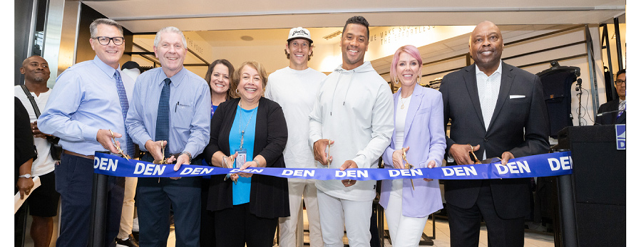 Ciara, Russell Wilson open new 'House of LR&C' at Denver airport