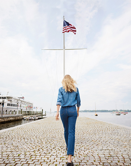 Recover’s recycled cotton fiber supports Lands’ End’s ambition to becoming a more circular business (Photo: Recover™ ) Recover’s recycled cotton fiber supports Lands’ End’s ambition to becoming a more circular business (Photo: Recover™ )