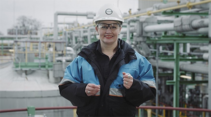 Saving energy with data: Dr. Sabine Pegel at Covestro  © 2020 Covestro