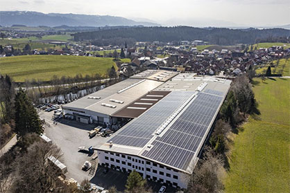 More sustainable with solar power: The new photovoltaic plant of Lindauer DORNIER will in future produce 