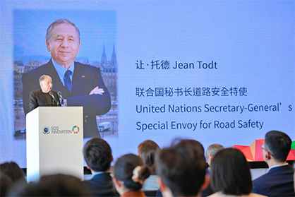 Jean Tolt, UN Secretary-General’s Special Envoy for Road Safety © 2023 Esquel