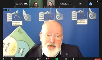 EU Commissioner Frans Timmermans  © 2021 Fraunhofer