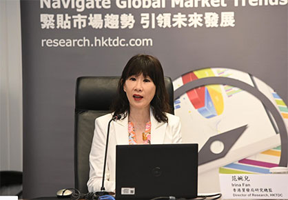 HKTDC Director of Research Ms Irina Fan © 2023 HKTDC