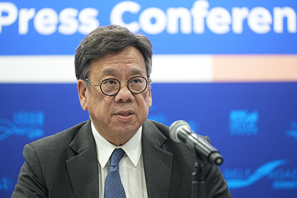 Algernon Yau, Secretary for Commerce and Economic Development of the HKSAR, describes the government’s role and achievements in the Belt and Road Initiative, as well as development opportunities for Hong Kong © 2023 HKTDC