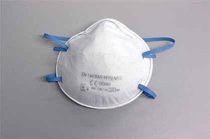 The textile service provider Hohenstein has successfully extended its accreditations as a testing laboratory and certification body to include FFP respiratory masks in accordance with DIN EN 149. © Hohenstein