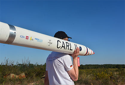 Transport of “CARL II”  © Space Team Aachen e.V.