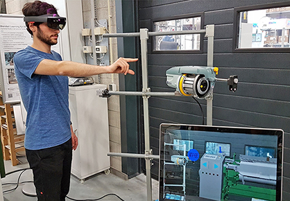 Mixed reality learning environment for weaving process (c) 2019 ITA