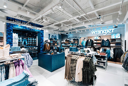 Wrangler europe hot sale online store